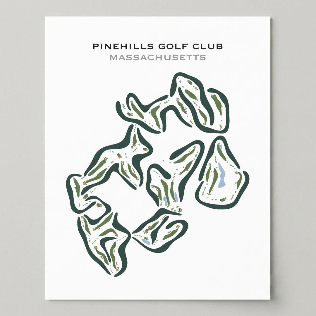 Pinehills Golf Club, Massachusetts - Printed Golf Courses