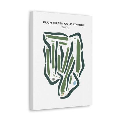 Plum Creek Golf Course, Iowa - Printed Golf Courses