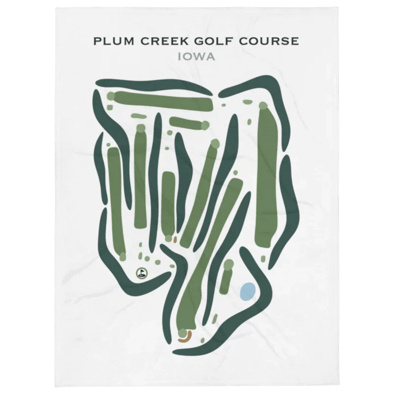 Plum Creek Golf Course, Iowa - Printed Golf Courses