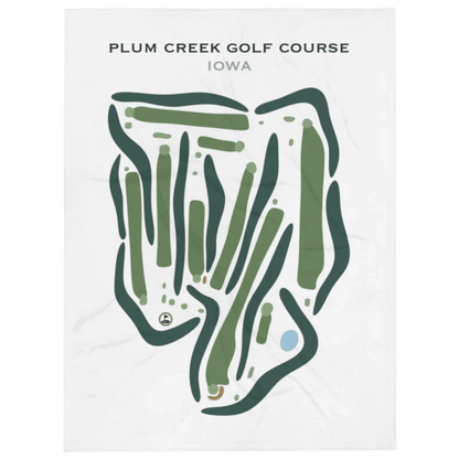 Plum Creek Golf Course, Iowa - Printed Golf Courses