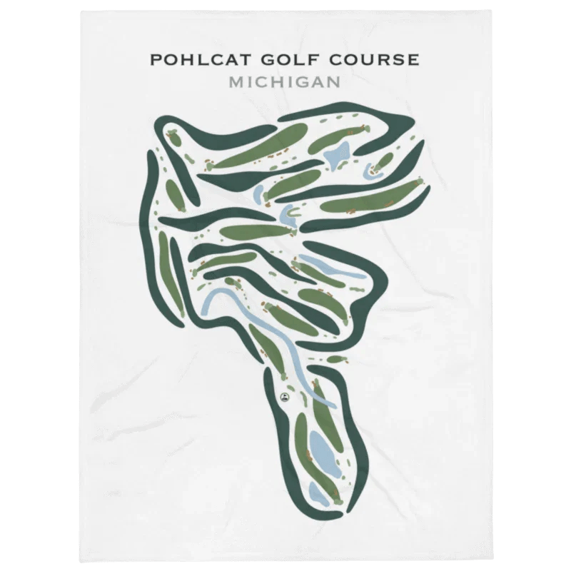 Pohlcat Golf Course, Michigan - Printed Golf Courses