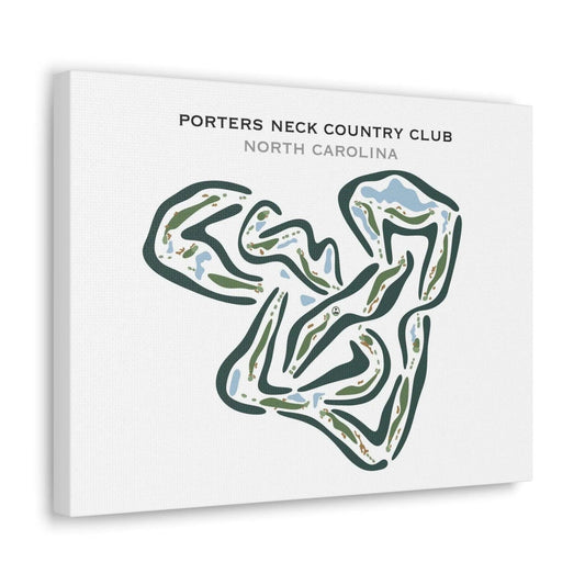 Porters Neck Country Club, North Carolina - Printed Golf Courses