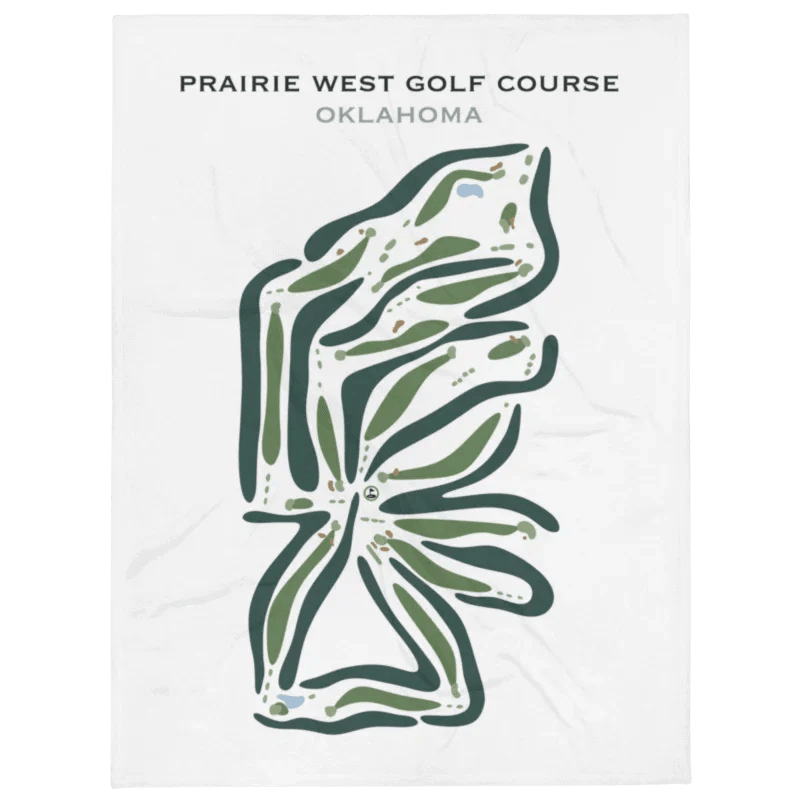 Prairie West Golf Course, Oklahoma - Printed Golf Courses
