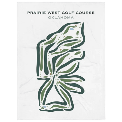 Prairie West Golf Course, Oklahoma - Printed Golf Courses