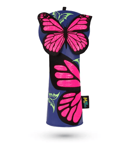 Premium Neon Butterfly Headcover