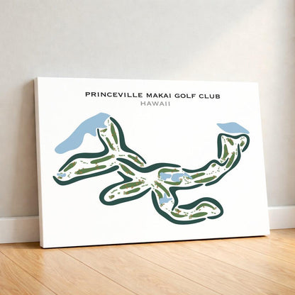 Princeville Makai Golf Club, Hawaii - Printed Golf Courses