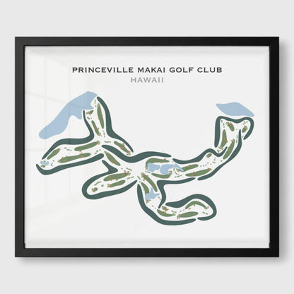 Princeville Makai Golf Club, Hawaii - Printed Golf Courses