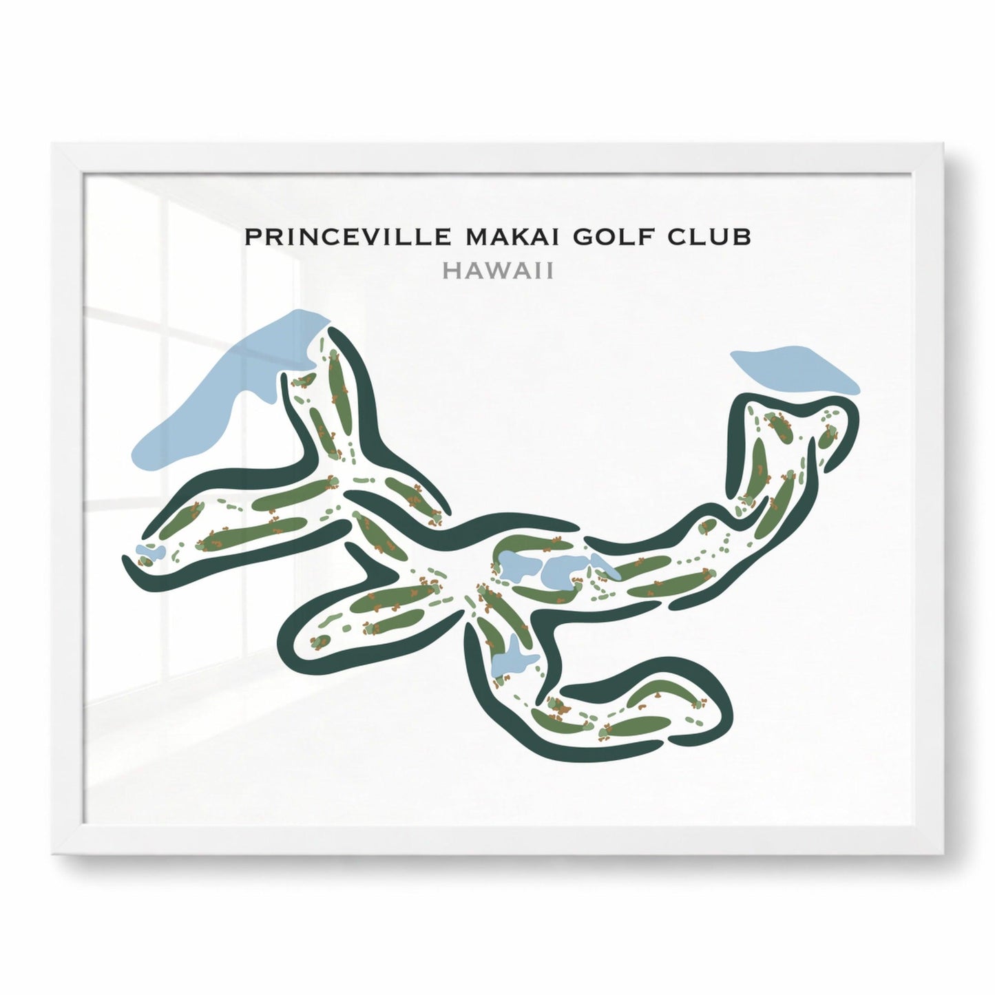 Princeville Makai Golf Club, Hawaii - Printed Golf Courses