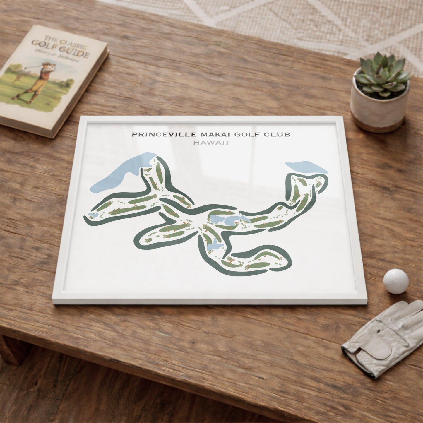 Princeville Makai Golf Club, Hawaii - Printed Golf Courses