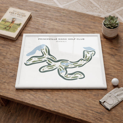 Princeville Makai Golf Club, Hawaii - Printed Golf Courses