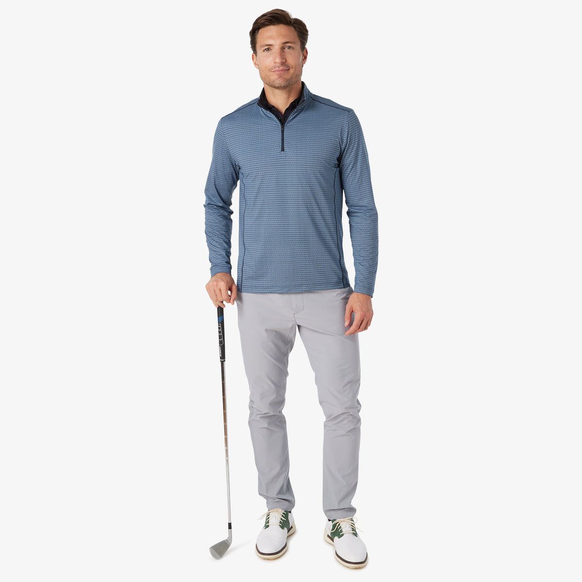 Printed Core Tech Quarter Zip
