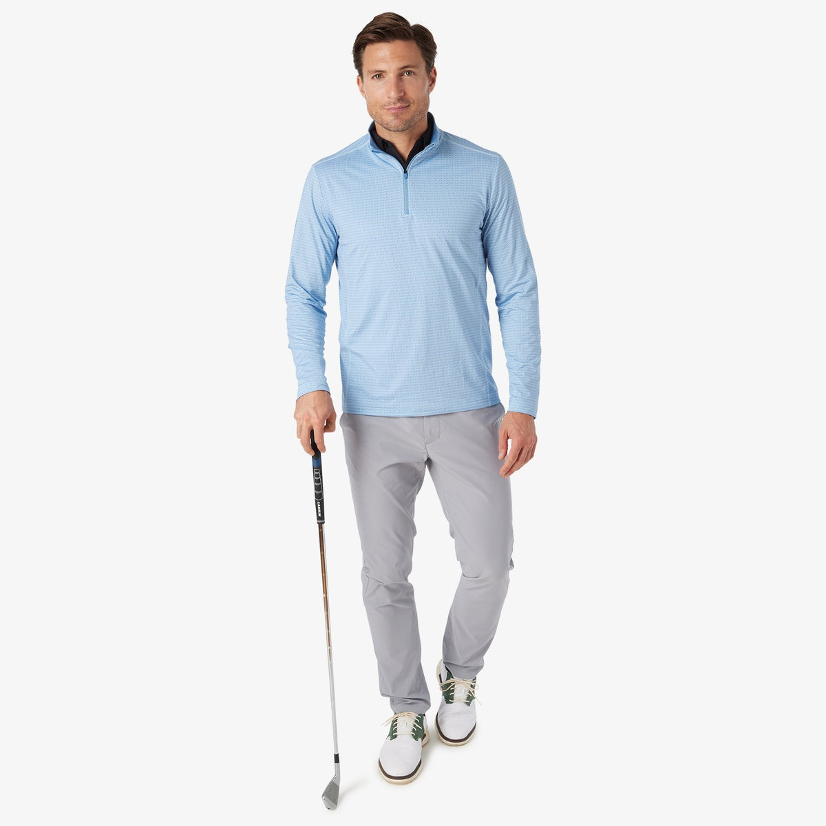 Printed Core Tech Quarter Zip