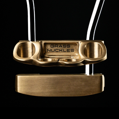Grass Nuckles Mallet Putter and Head Cover