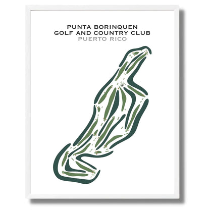 Punta Borinquen Golf & Country Club, Puerto Rico - Printed Golf Courses