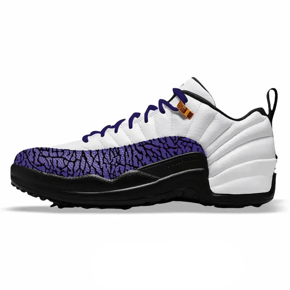 purple-elephant-jordan-12-retro-golf-shoes-cleats-294 - GOLF LEAGUE