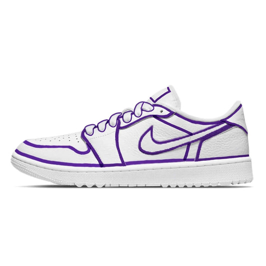 purple-lines-jordan-1-golf-shoes-sneakers-762 - GOLF LEAGUE