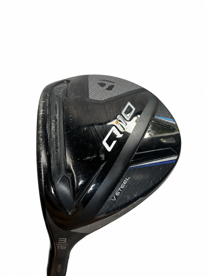 TaylorMade Qi10 3-Wood 15° HZRDUS Smoke Red RDX 75g Stiff Left-Handed