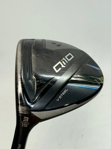 TaylorMade Qi10 3-Wood 15° EvenFlow Riptide 60g Stiff Left-Handed