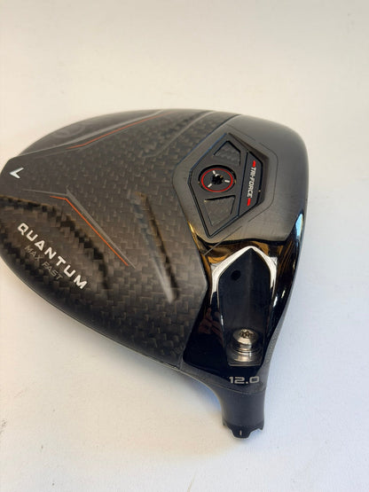 Callaway Quantum Max Fast 12° RH Driver Head Only + Headcover Used