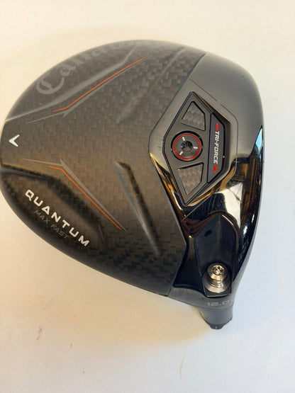 Callaway Quantum Max Fast 12° RH Driver Head Only + Headcover Used