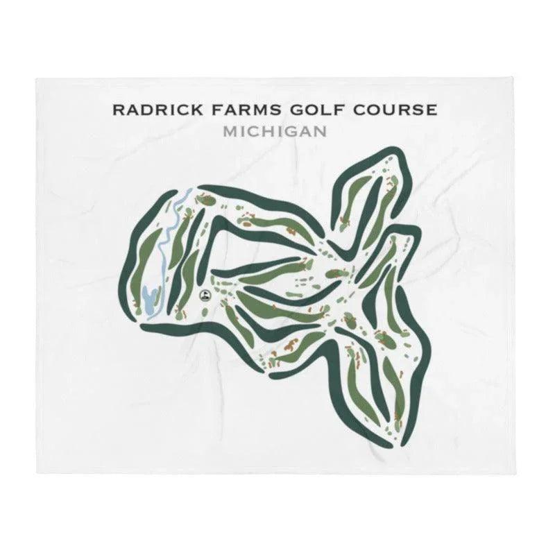 Radrick Farms Golf Course, Michigan - Printed Golf Courses
