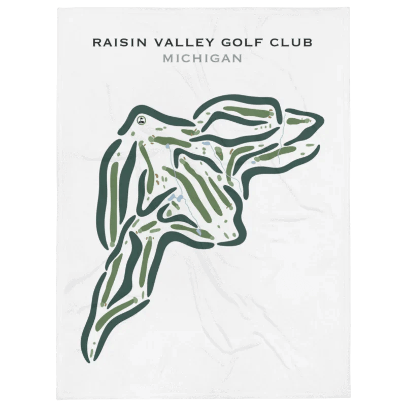 Raisin Valley Golf Club, Michigan - Printed Golf Courses