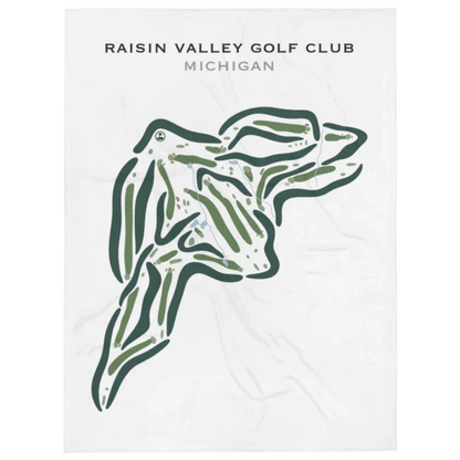 Raisin Valley Golf Club, Michigan - Printed Golf Courses