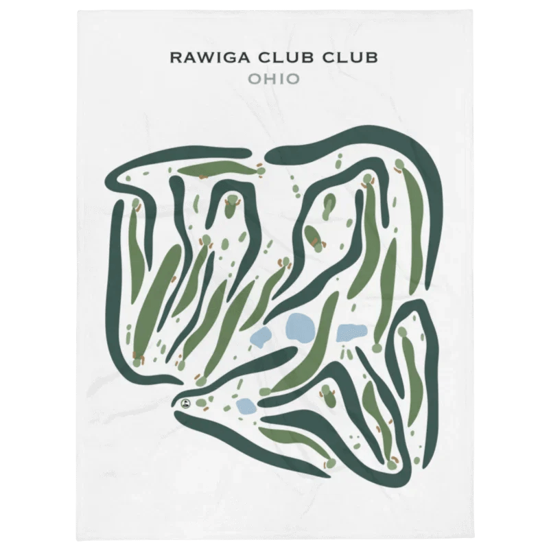 Rawiga Golf Club, Ohio - Printed Golf Courses