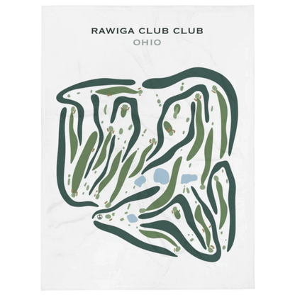 Rawiga Golf Club, Ohio - Printed Golf Courses