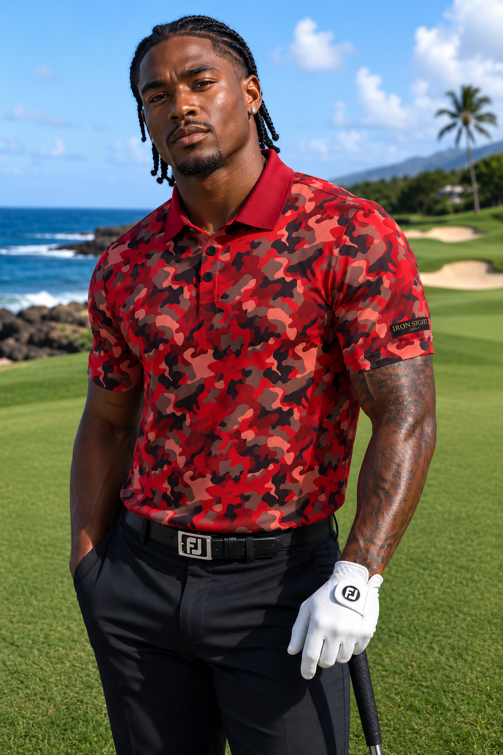 Red-Alert Performance Golf Polo