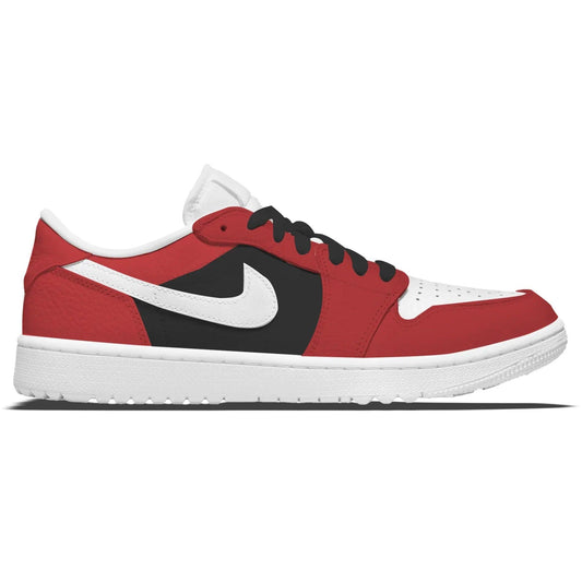 red-black-jordan-1-golf-shoes-sneakers-906 - GOLF LEAGUE