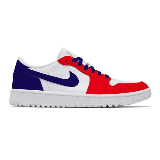 red-white-blue-jordan-1-golf-shoes-sneakers-192 - GOLF LEAGUE