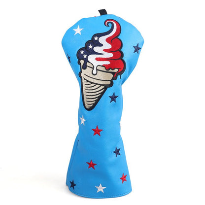 Red White & Drip Driver Headcover