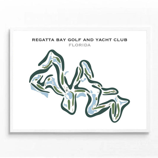 Regatta Bay Golf and Yacht Club, Florida - Printed Golf Courses