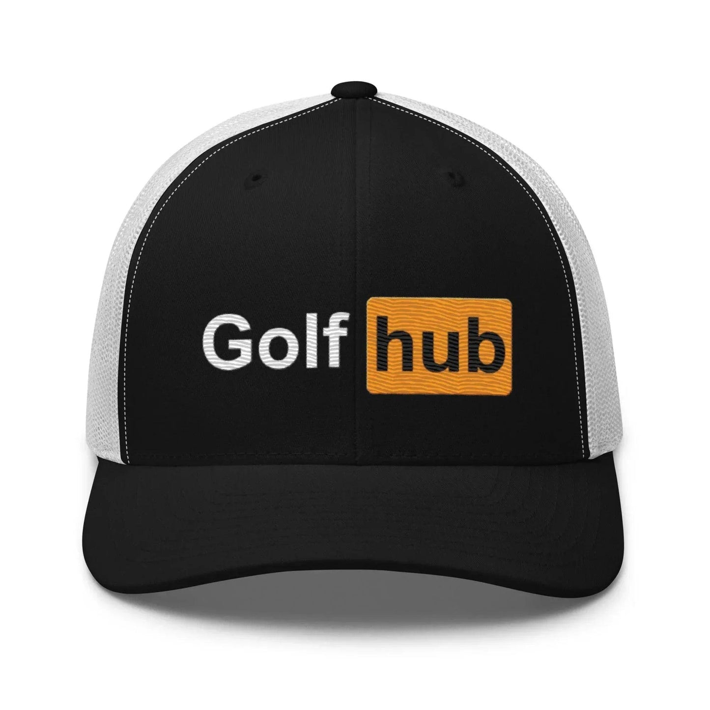 retro-trucker-hat-black-white-front-65731f944745d - GOLF LEAGUE