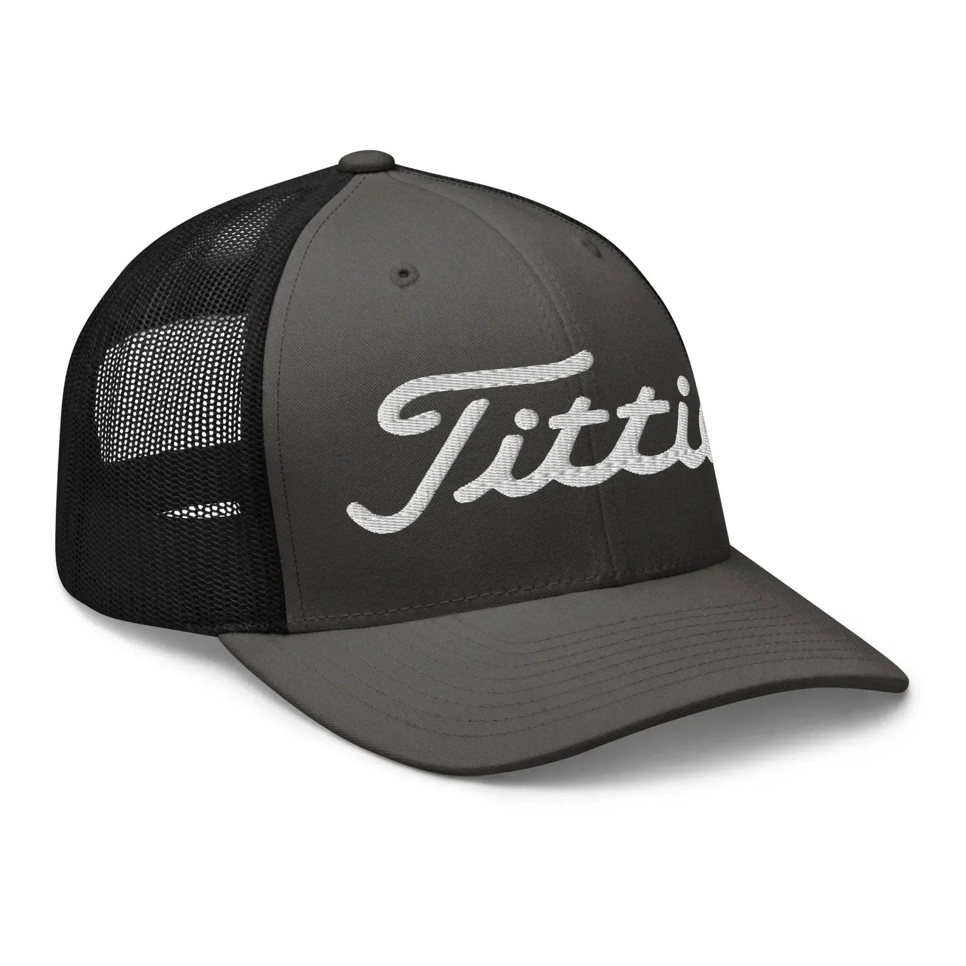 retro-trucker-hat-charcoal-black-right-front-6693a8a13ab20 - GOLF LEAGUE