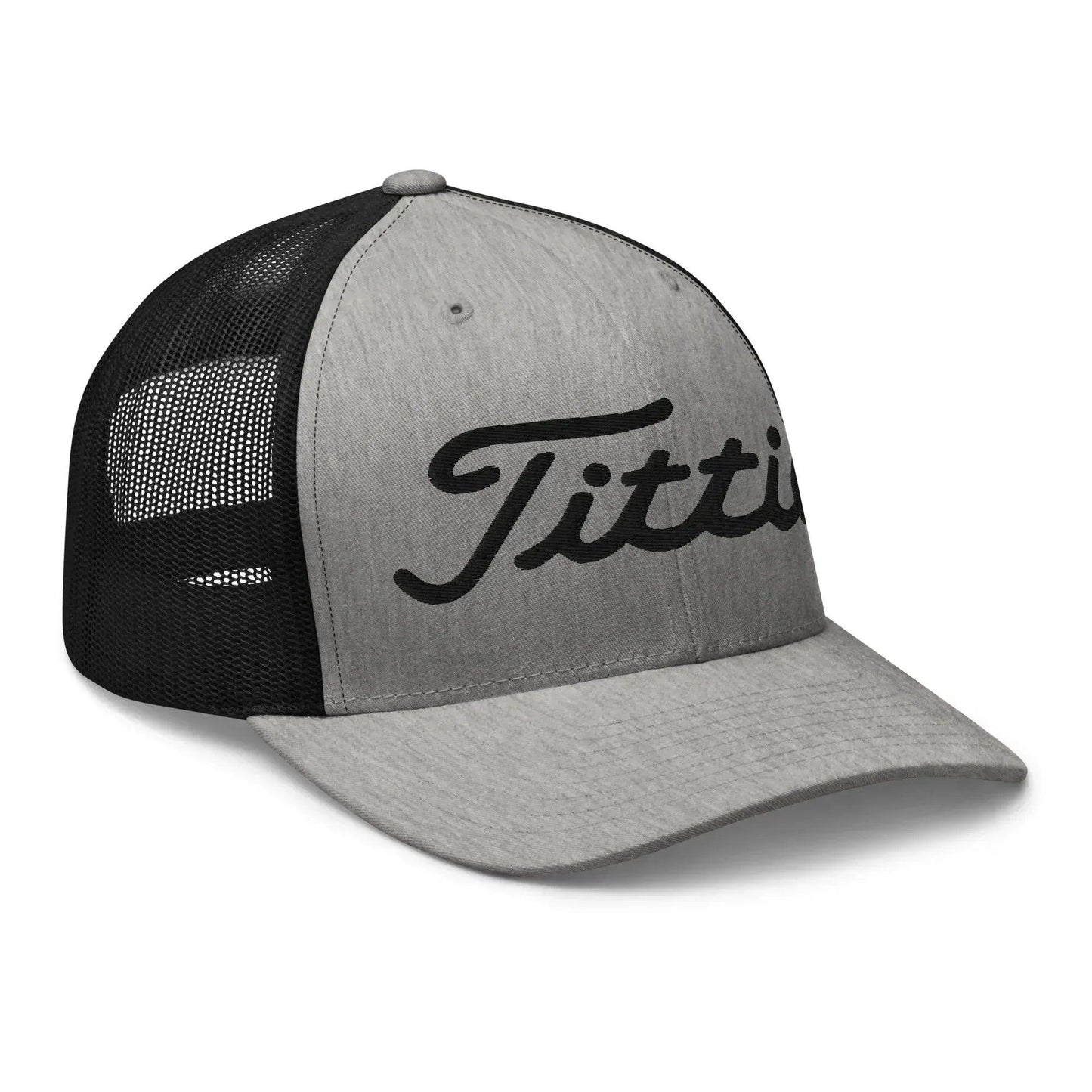 retro-trucker-hat-heather-black-right-front-6693a8f2e6172 - GOLF LEAGUE