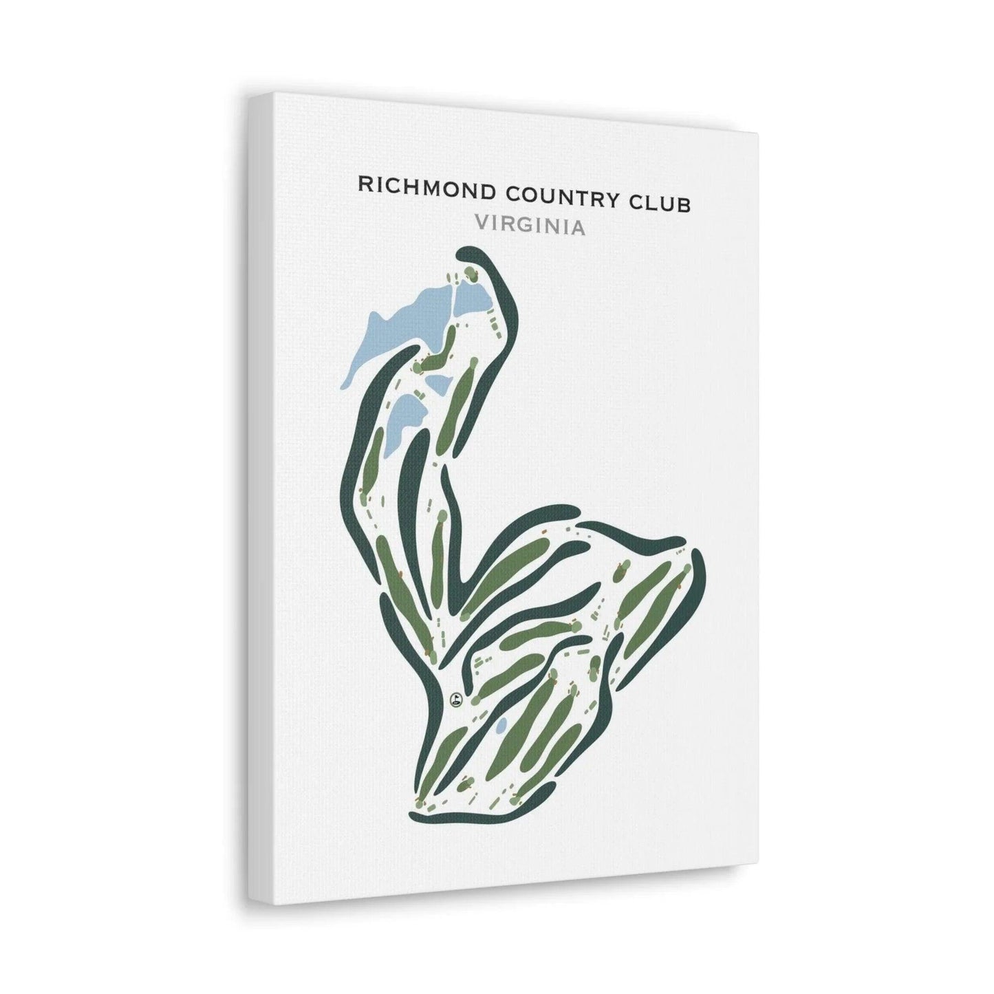 Richmond Country Club, Virginia - Printed Golf Courses