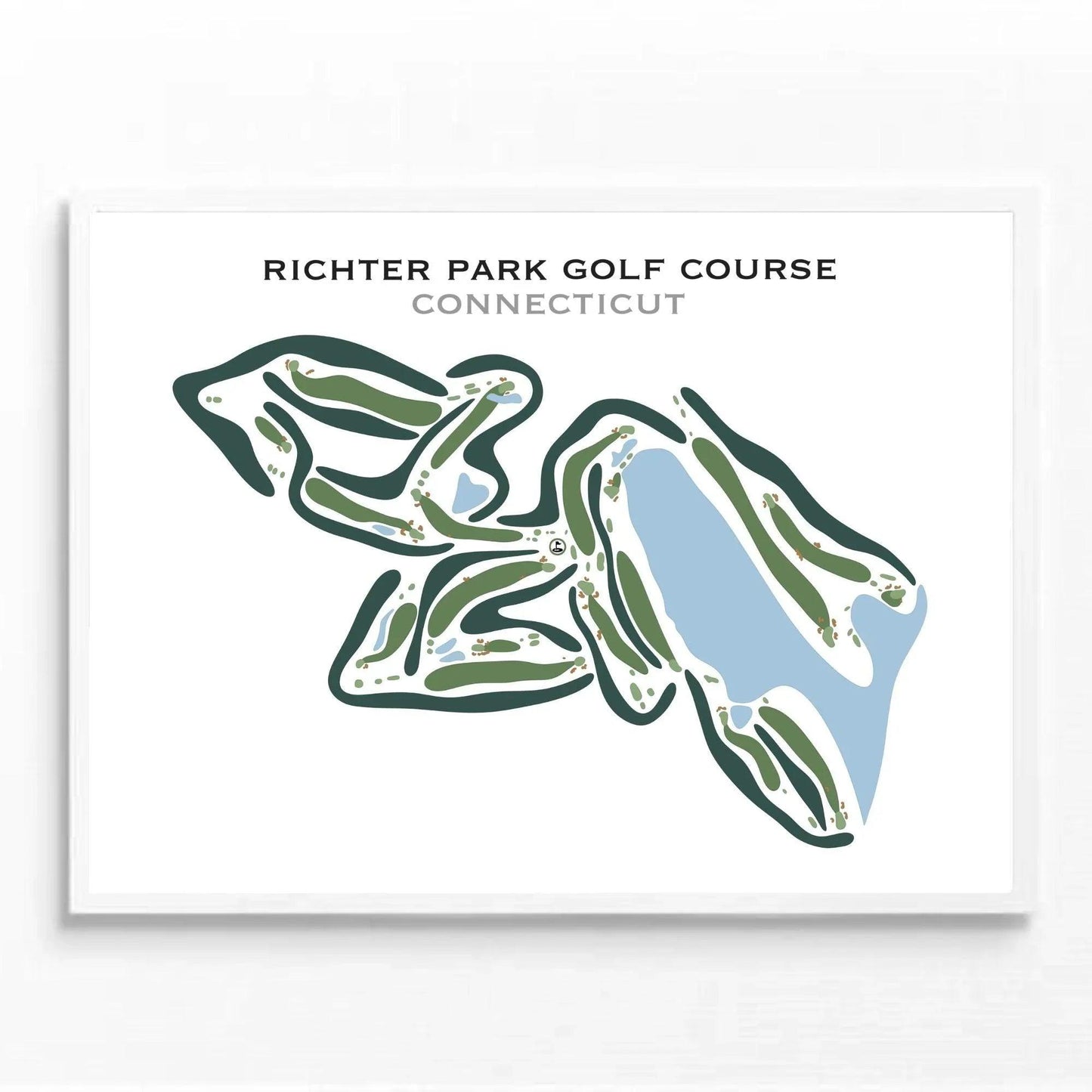 Richter Park Golf Course, Connecticut - Printed Golf Courses