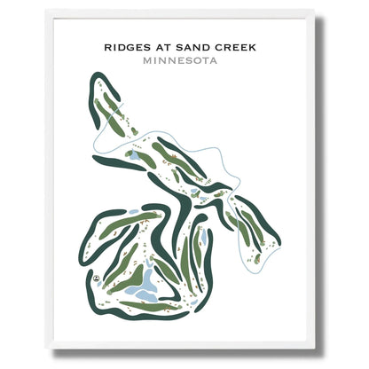 Ridges at Sand Creek, Minnesota - Printed Golf Courses