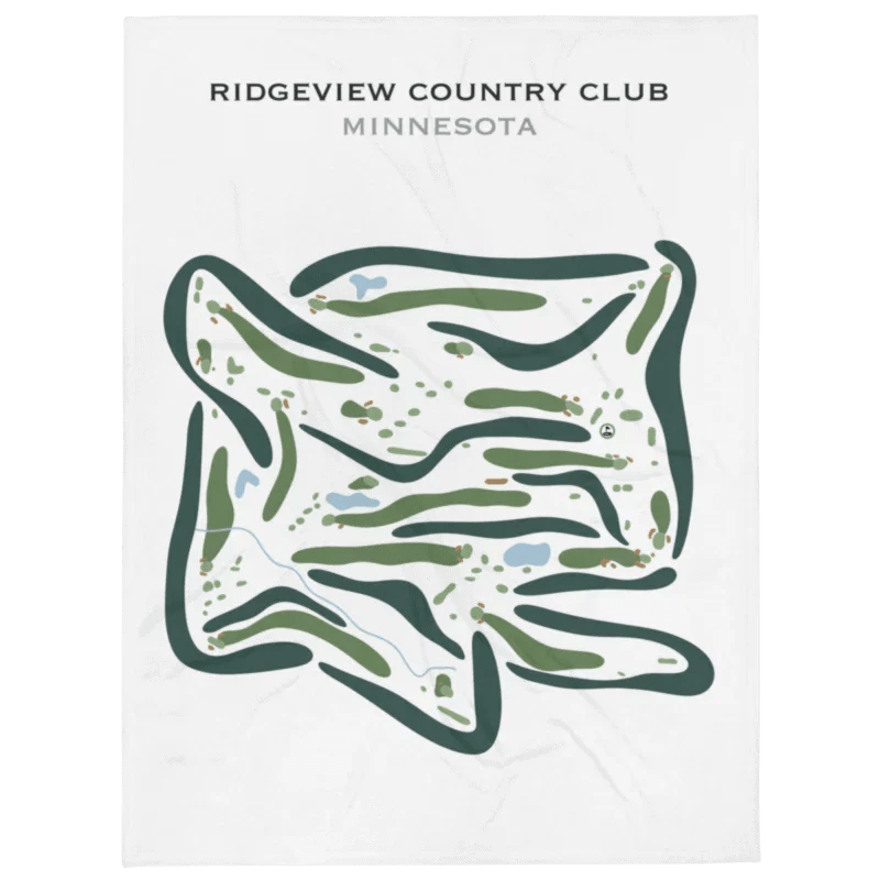 Ridgeview Country Club, Minnesota - Printed Golf Courses
