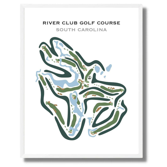 River Club Golf Course, South Carolina - Printed Golf Courses