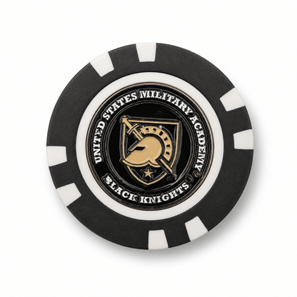 Officially Licensed Military Academy Black Knights Poker Chip Ball Marker