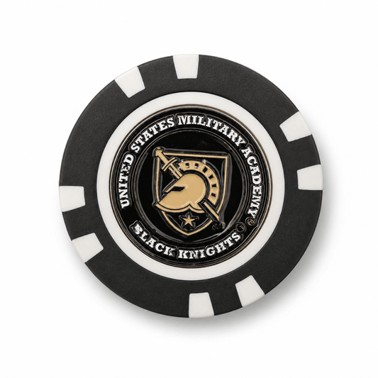 Officially Licensed Military Academy Black Knights Poker Chip Ball Marker