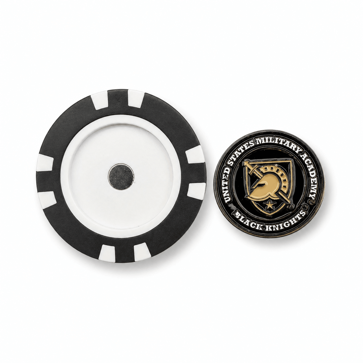 Officially Licensed Military Academy Black Knights Poker Chip Ball Marker