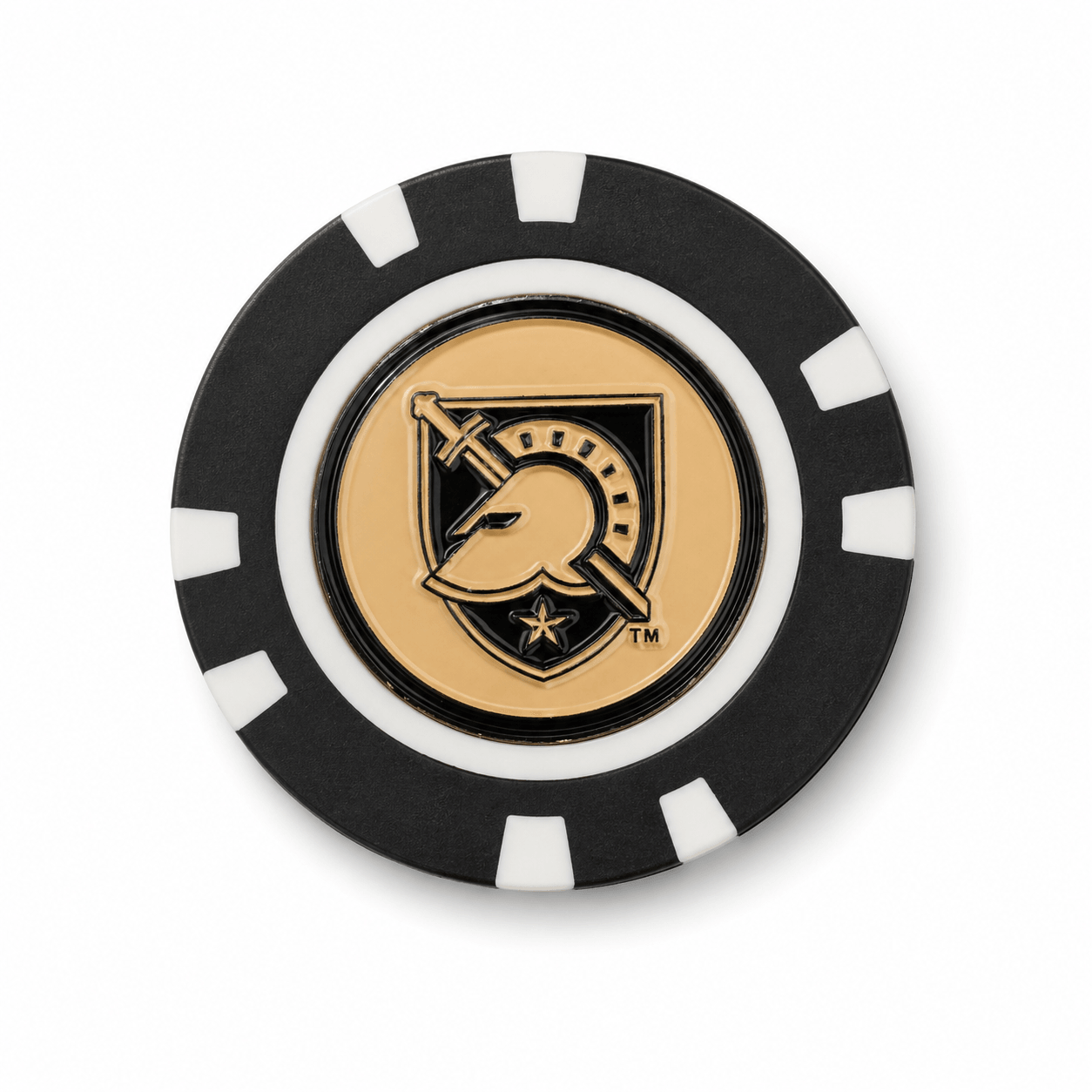 Officially Licensed Military Academy Black Knights Poker Chip Ball Marker