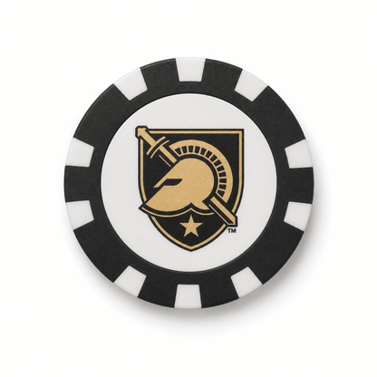 Officially Licensed Military Academy Black Knights Poker Chip Ball Marker