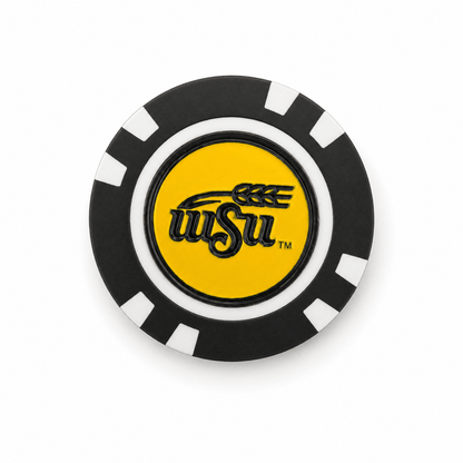 Officially Licensed Wichita State Shockers Poker Chip Ball Marker
