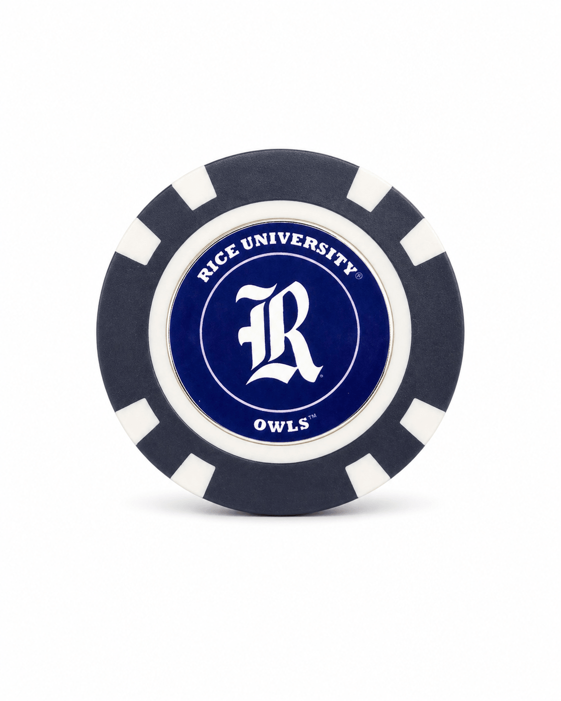 Officially Licensed Rice Owls Poker Chip Ball Marker