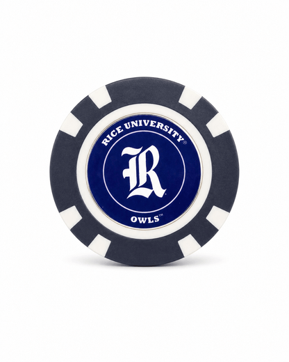Officially Licensed Rice Owls Poker Chip Ball Marker